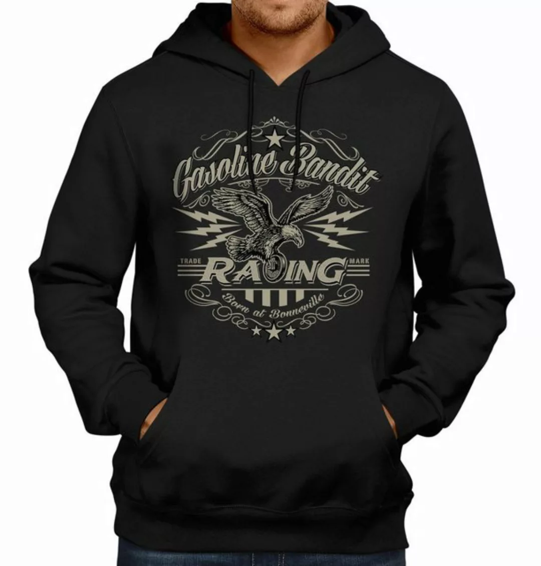 GASOLINE BANDIT® Kapuzensweatshirt Original Rockabilly Biker Racer Design: günstig online kaufen