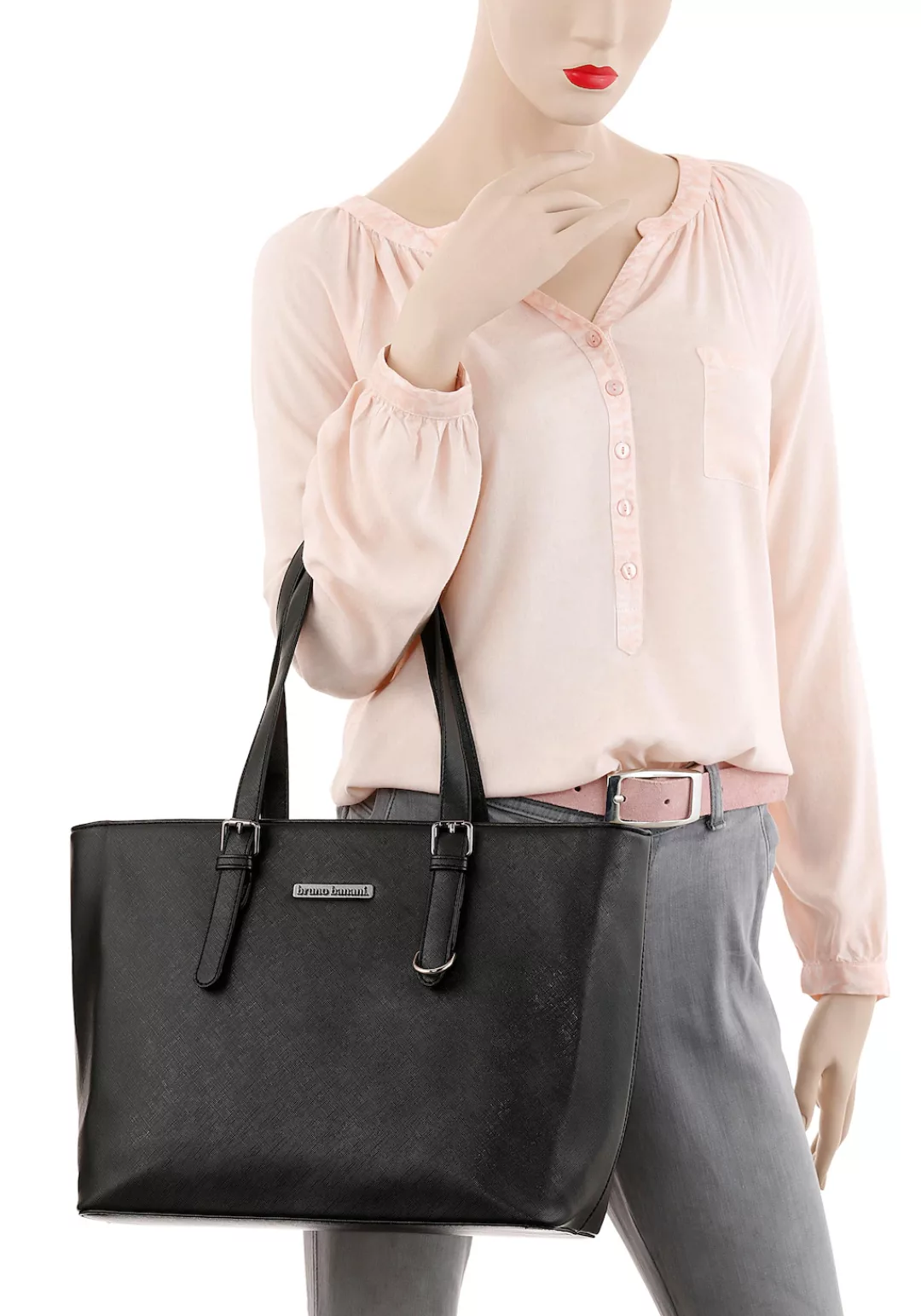 Bruno Banani Shopper, Schultertasche Handtasche Damen Umhängetasche Henkelt günstig online kaufen