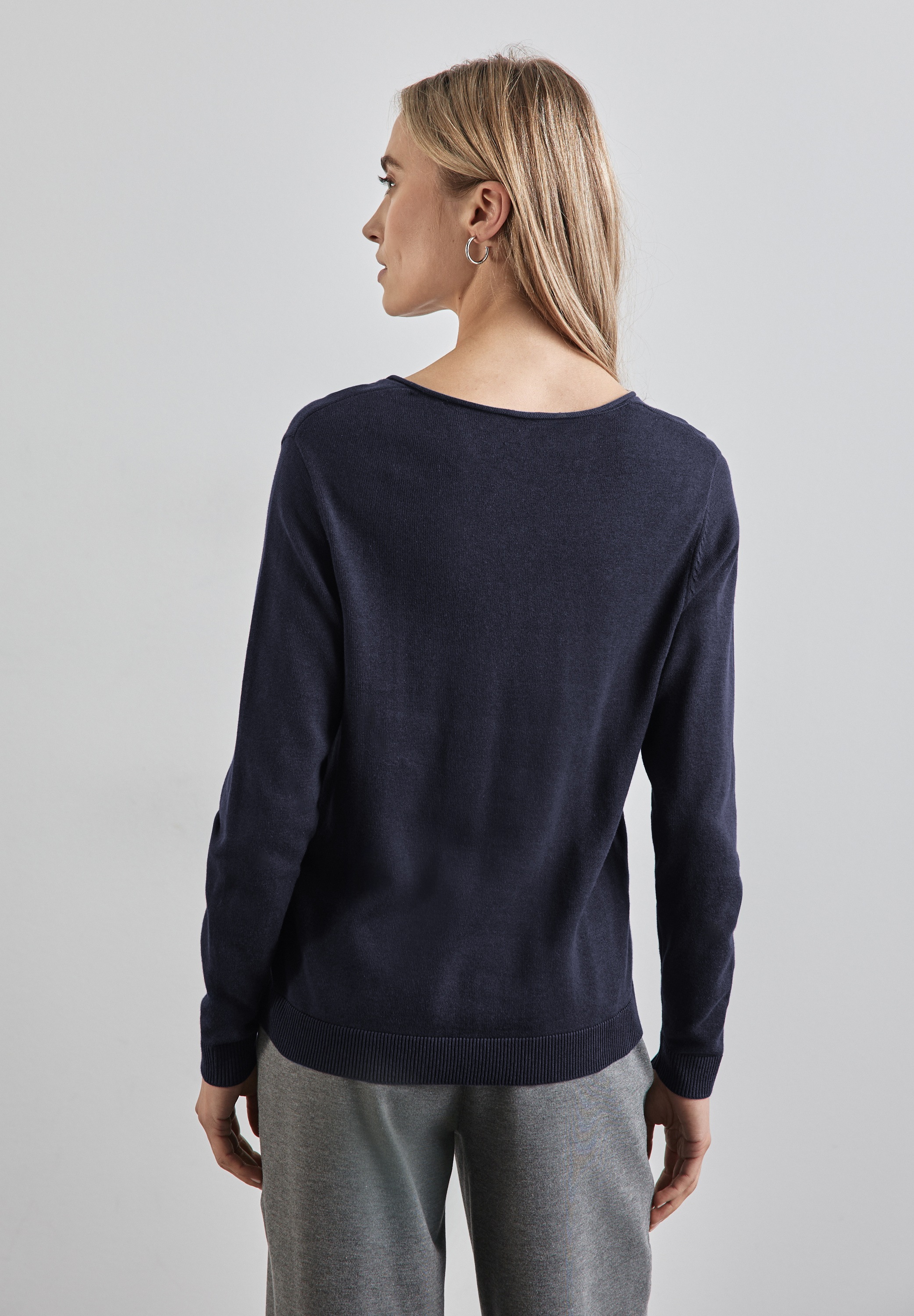 STREET ONE Strickpullover, mit V-Ausschnitt günstig online kaufen