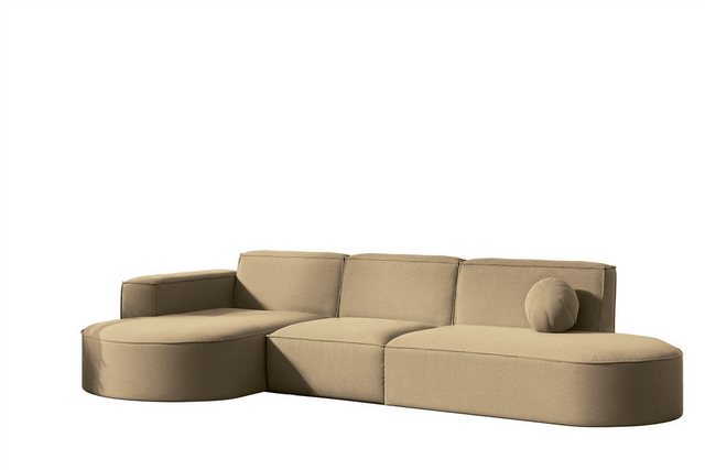 Fun Möbel Loungesofa Gartenmöbel Gartensofa Ecksofa SUNDAY, inkl. 1 Zierkis günstig online kaufen