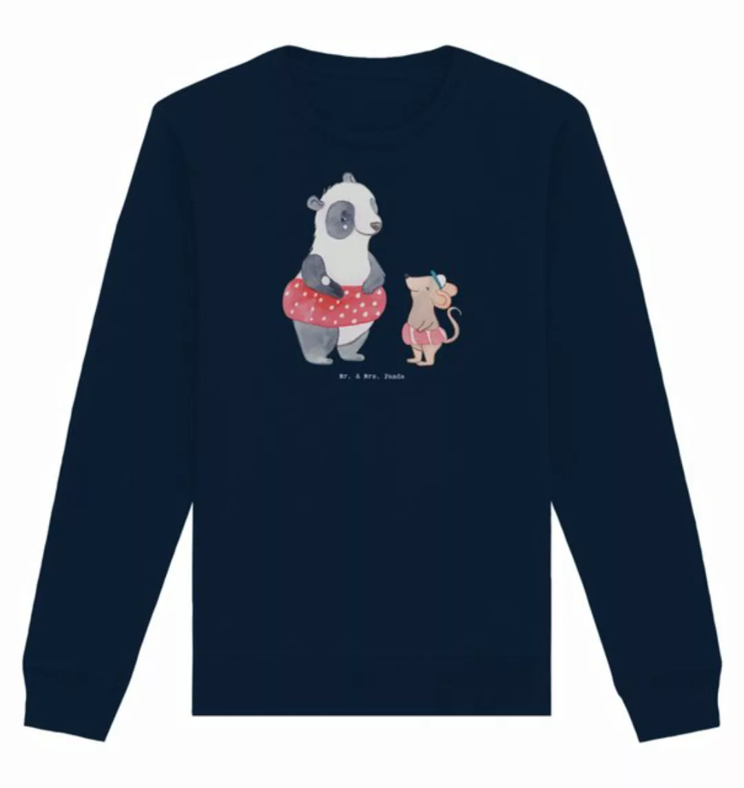 Mr. & Mrs. Panda Longpullover Größe L Otter Schwimmen - French Navy - Gesch günstig online kaufen