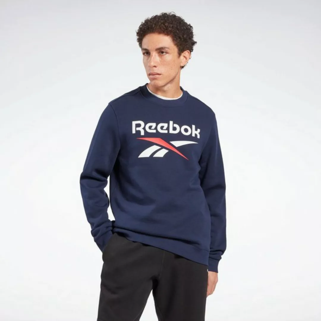 Reebok Sweatshirt REEBOK IDENTITY FLEECE STACKED LOGO CREW SWEATSHIRT günstig online kaufen