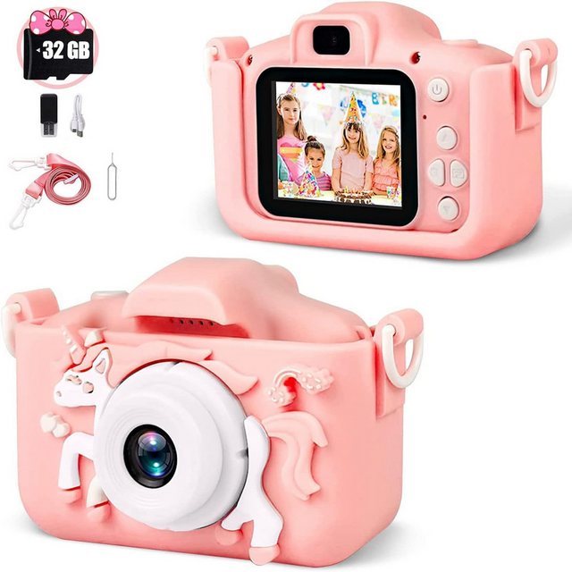 ZHUTA Kinderkamera (20 MP, 3x opt. Zoom, Fotoaufnahmen,1080P-HD-Videoaufnah günstig online kaufen