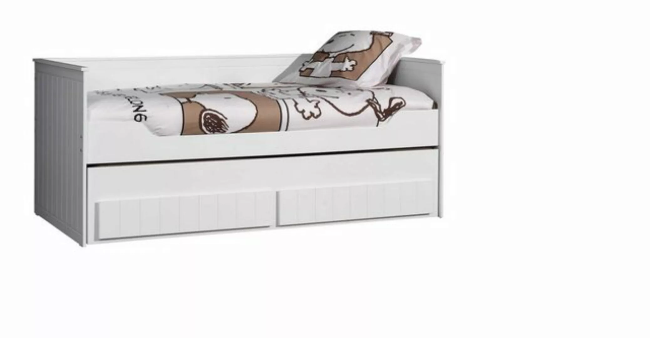 möbelando Funktionsbett ROBIN, aus MDF in Weiß. Abmessungen (BxHxT) 210x88x günstig online kaufen