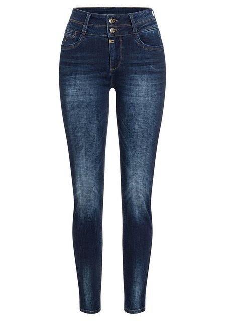 TIMEZONE Damen Jeans SLIM ENAYTZ WOMANSHAPE - Slim Fit - Blau - Fierce Blue günstig online kaufen