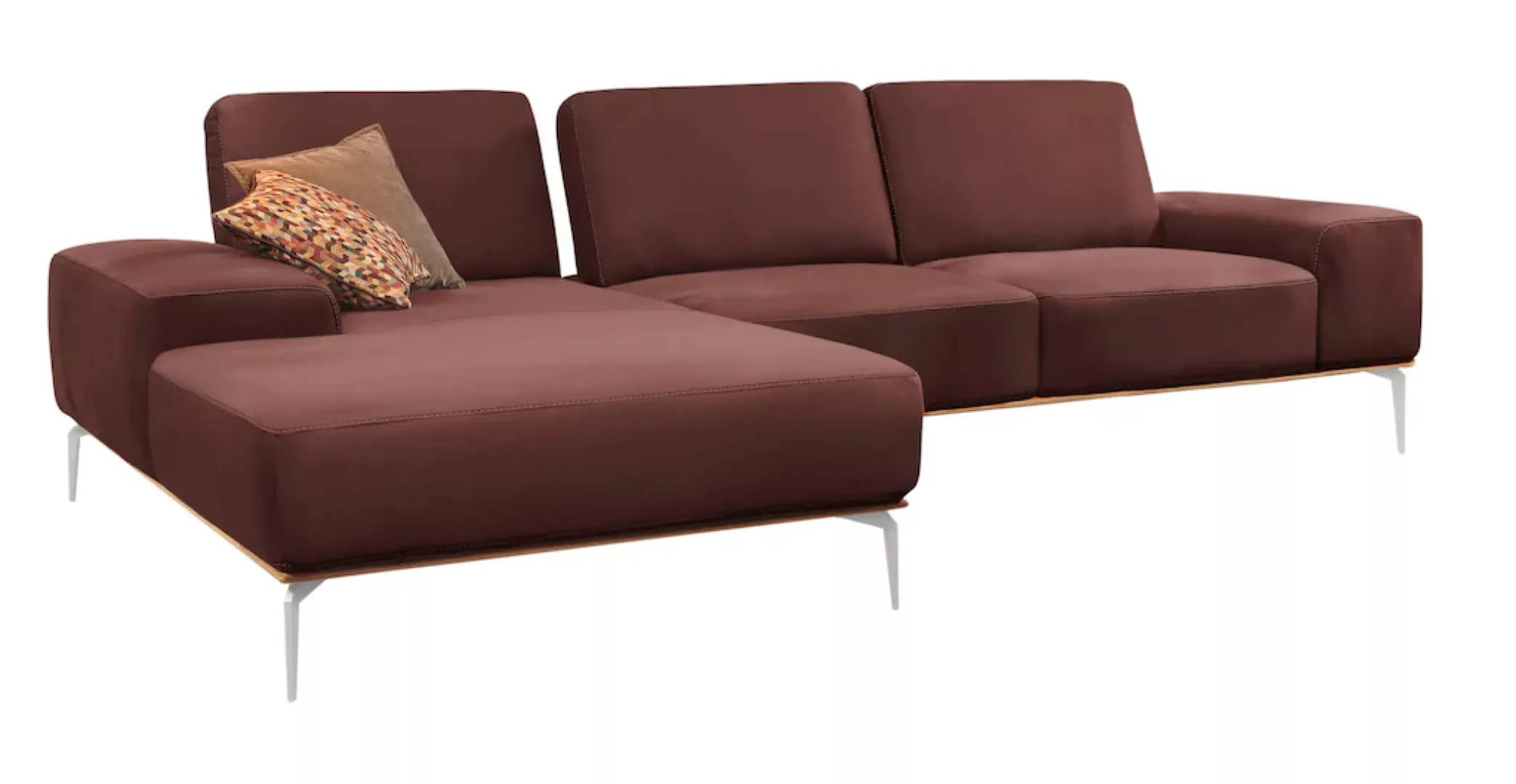 W.SCHILLIG Ecksofa "run, Designsofa mit tollem Sitzkomfort, bequem, L-Form" günstig online kaufen