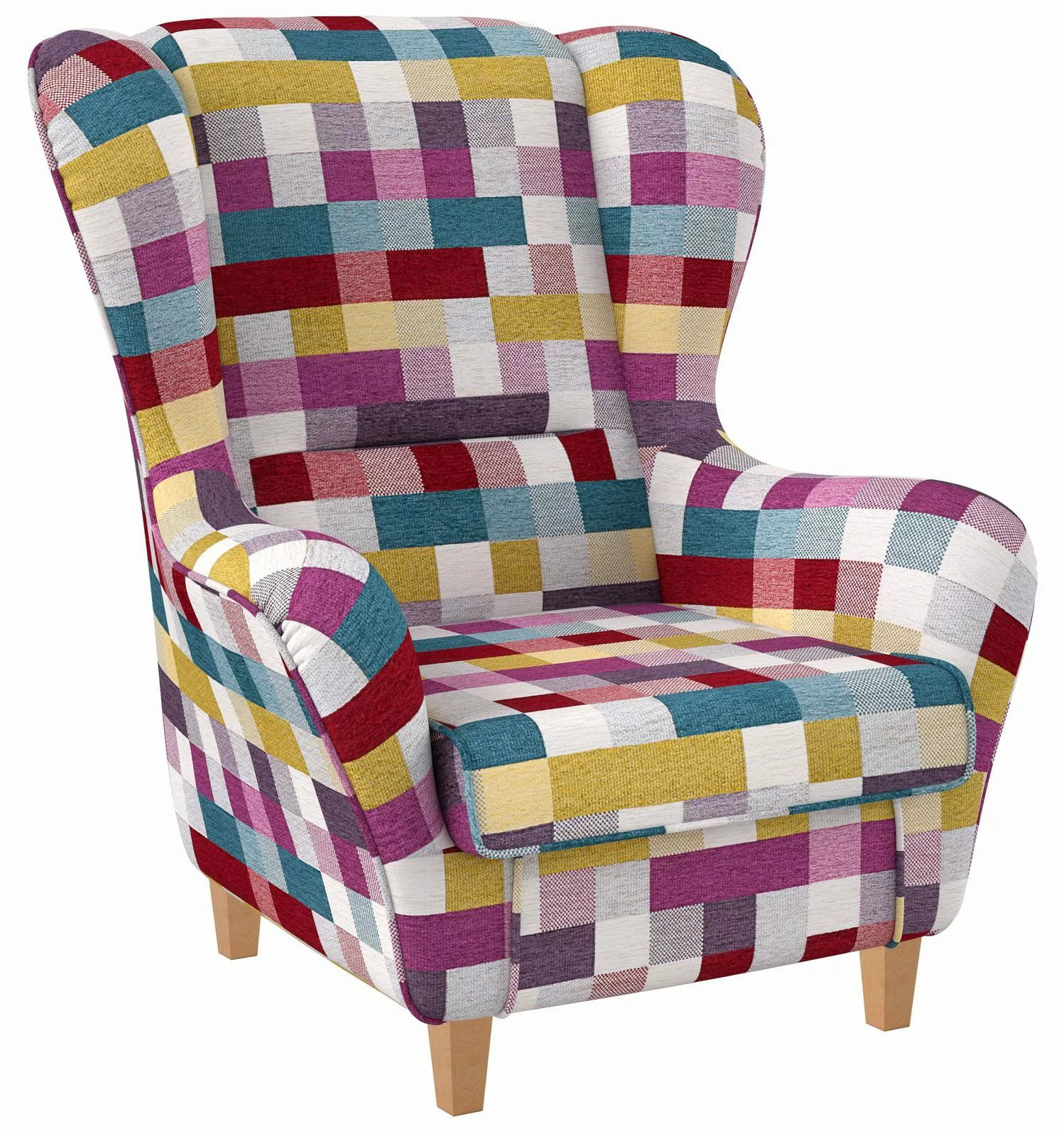 Supellex Ohrensessel Sofia Relaxsessel mit Hocker günstig online kaufen
