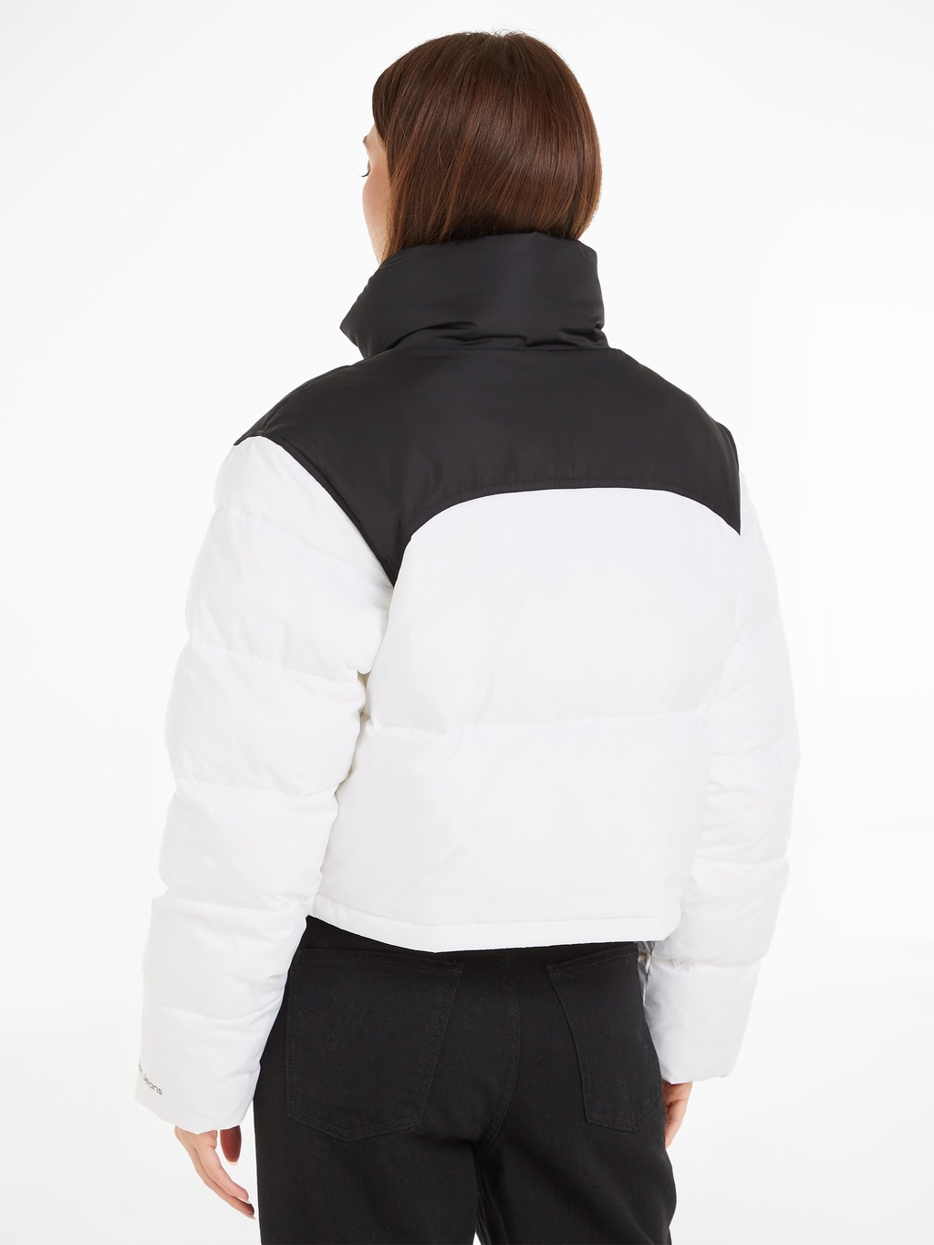 Calvin Klein Jeans Outdoorjacke BLOCKED CROPPED PUFFER günstig online kaufen