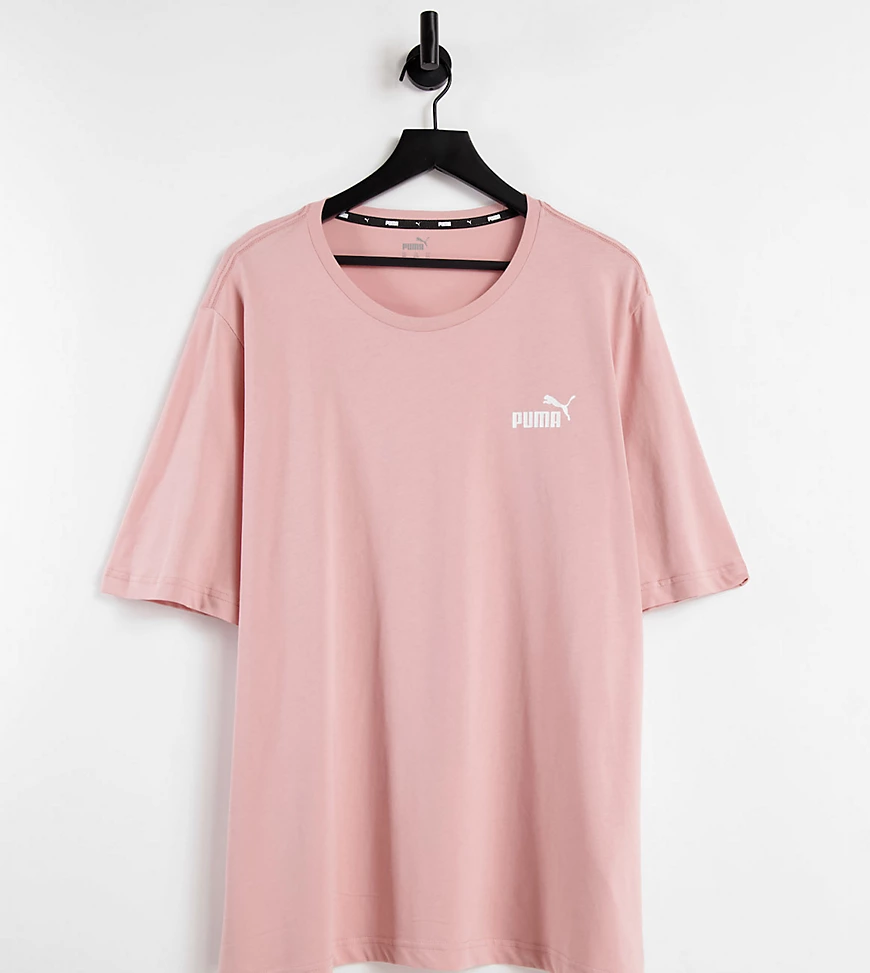 Puma Plus – Essentials – T-Shirt in Taupe-Rosa günstig online kaufen