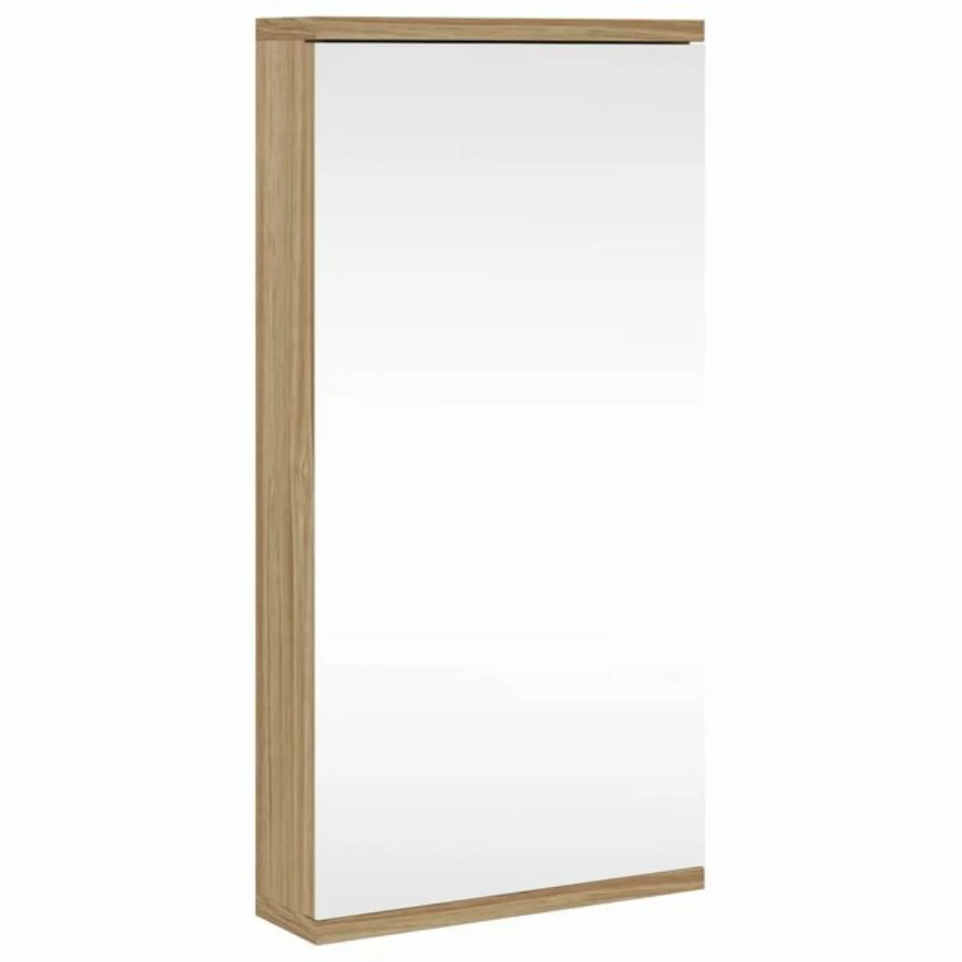 vidaXL Schrankmodule Eck-Spiegelschrank Eichen-Optik 30x24x60 cm günstig online kaufen