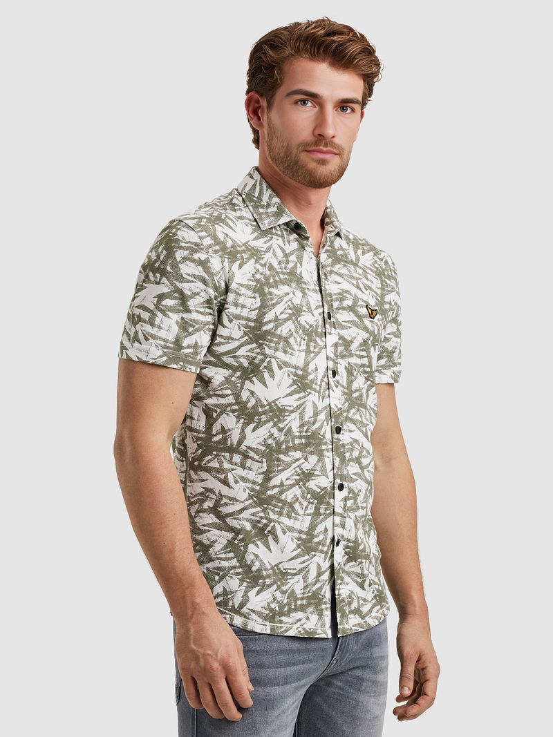 PME Legend Short Sleeve Hemd Druck Grün - Größe XL günstig online kaufen