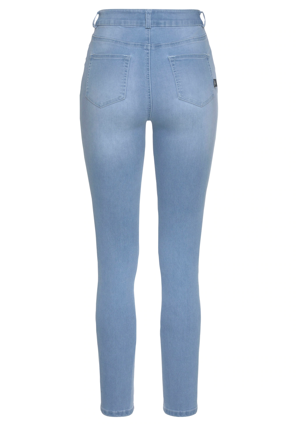 Arizona Skinny-fit-Jeans Ultra Stretch High Waist mit durchgehender Knopfle günstig online kaufen