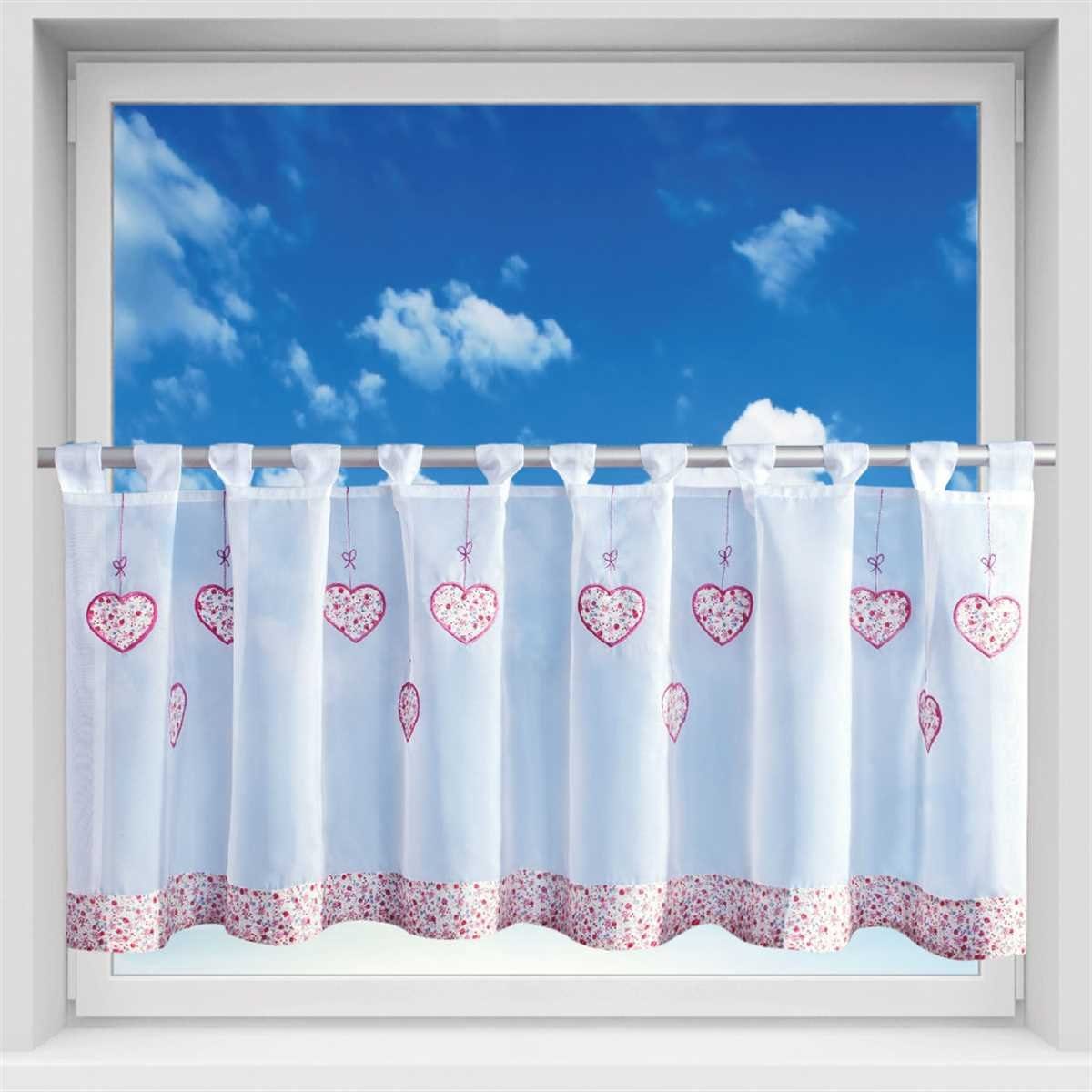 Arsvita Vorhang, Schlaufen, transparent, Voile, Bistrogardine günstig online kaufen