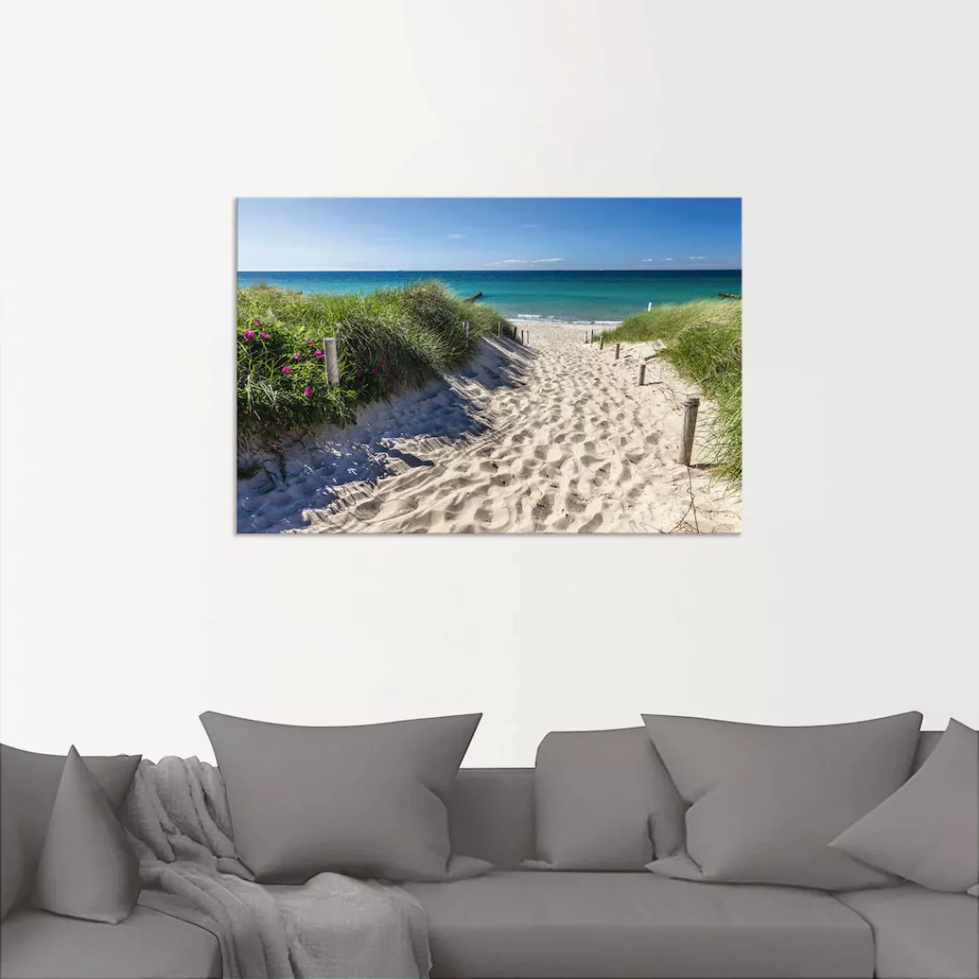 Artland Wandbild "Weg zum Strand an der Ostsee", Strandbilder, (1 St.), als günstig online kaufen