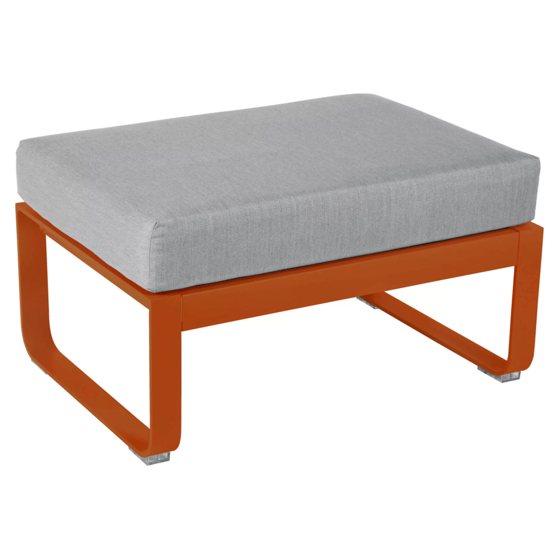 Bellevie 1-Sitzer Hocker E2 Kandierte Orange 79 Flanellgrau günstig online kaufen