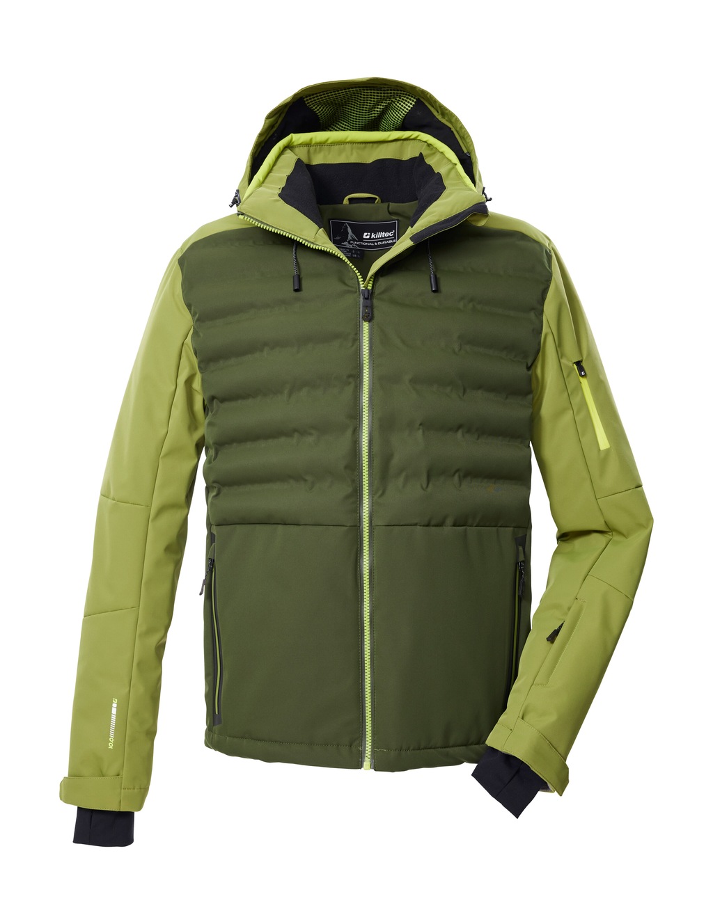 Killtec Skijacke "KSW 72 MN SKI JCKT", Moderne Hybridoptik, winddicht, wass günstig online kaufen