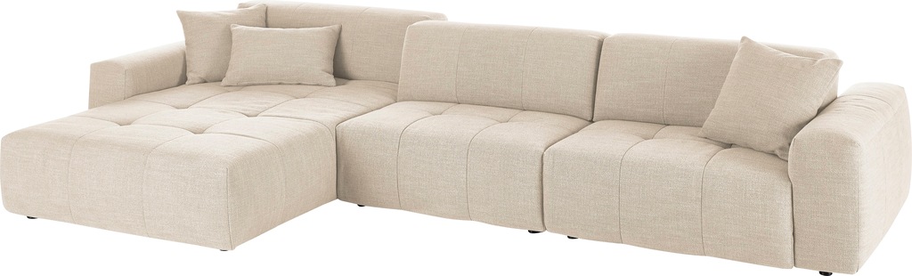 3C Candy Ecksofa "Yoshy mit Komfortfunktionen, modern und bequem, L-Form", günstig online kaufen