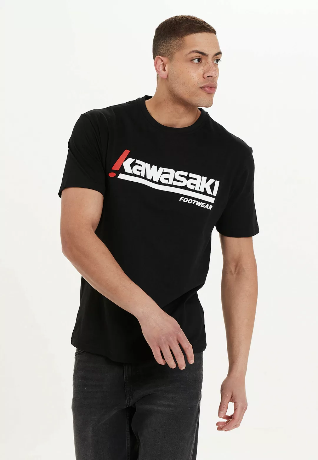 Kawasaki T-Shirt "Kabunga", mit großem Markenprint günstig online kaufen