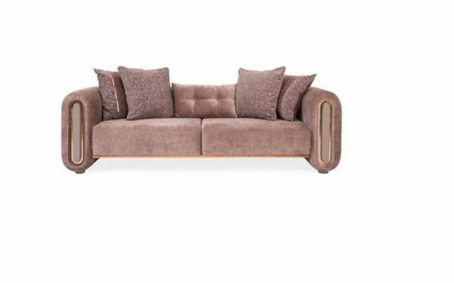 JVmoebel Sofa Dreisitzer Beige Couch Sofa Möbel Einrichtung Couchen günstig online kaufen