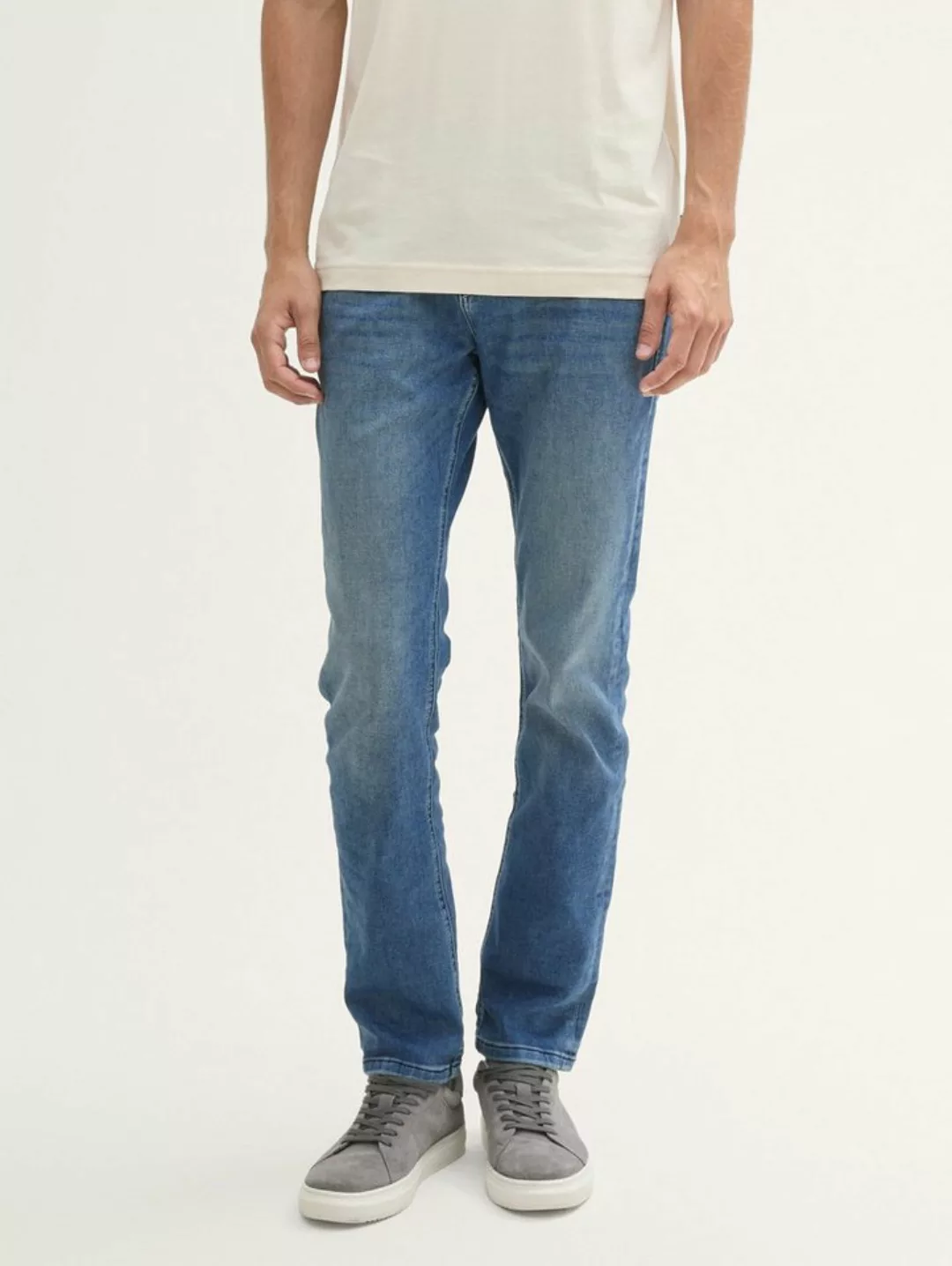 TOM TAILOR Slim-fit-Jeans Hybrid Denim Josh Regular Slim Jeans günstig online kaufen