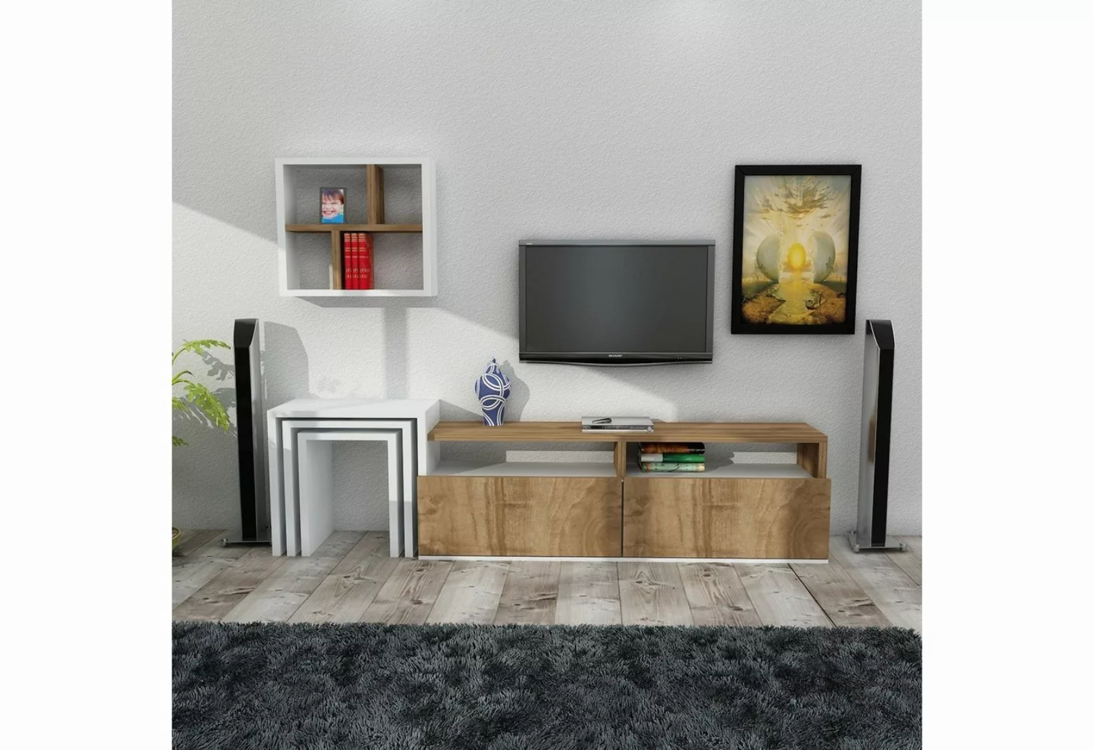 Skye Decor TV-Schrank Schränke, 41,8x123,2x29,5 cm, 100% Melaminbeschichtet günstig online kaufen