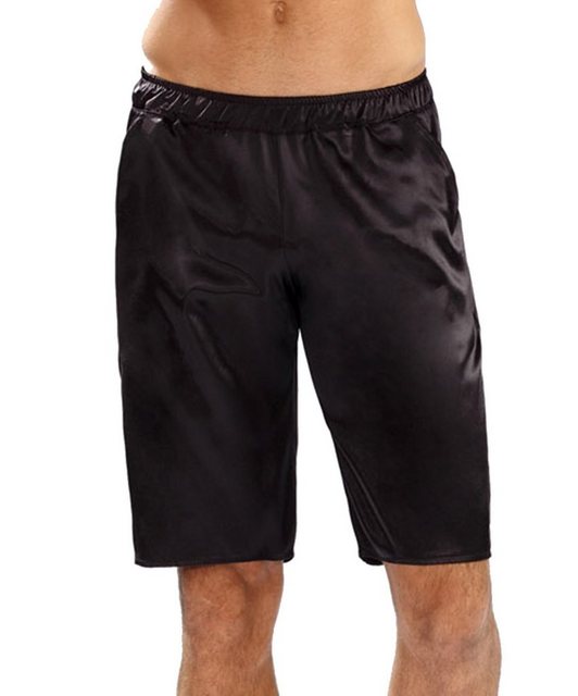 DKaren Schlafshorts Herren Satin Schlafhose Kurz Schlafanzughose Shorts -Ze günstig online kaufen