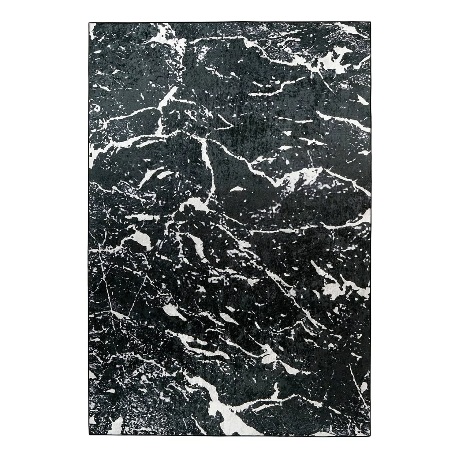 Padiro Vintage-teppich Rhodin 1325 Schwarz Weiß 80cm X 150cm günstig online kaufen