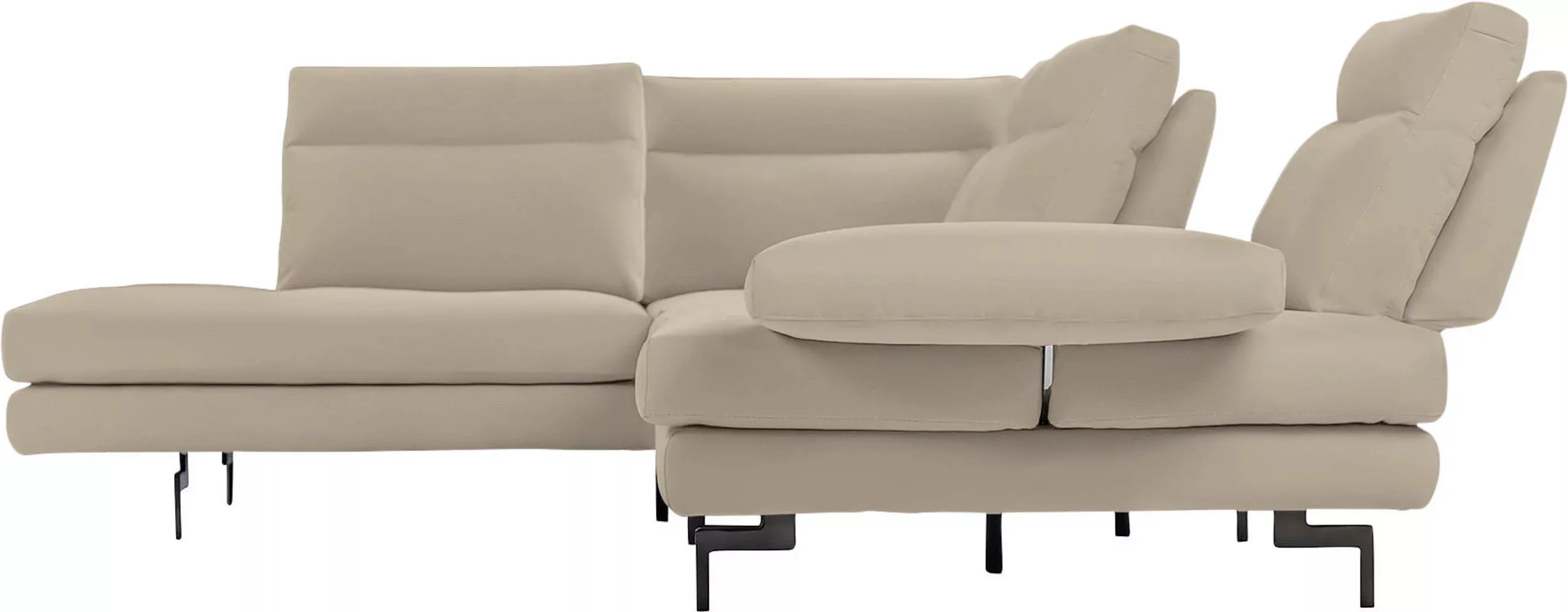 CALIA ITALIA Ecksofa »Toby Wing, L-Form, Designsofa mit sensationellem Sitz günstig online kaufen