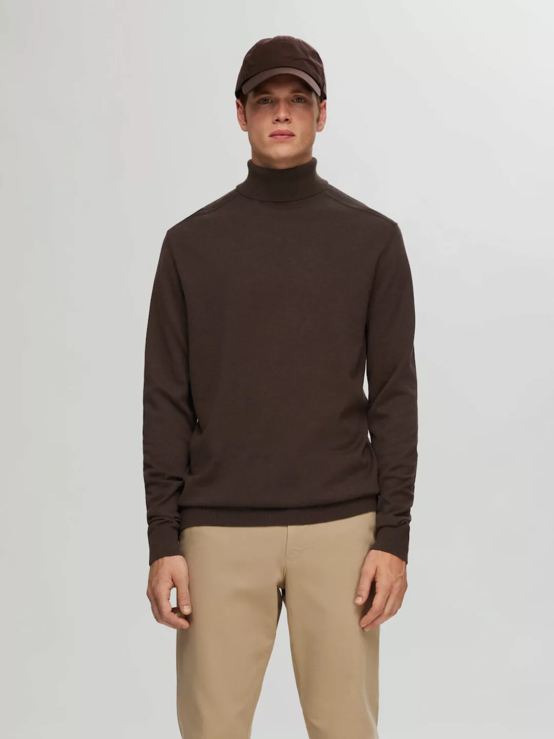 SELECTED HOMME Rollkragenpullover SLHBERG ROLL NECK NOOS günstig online kaufen