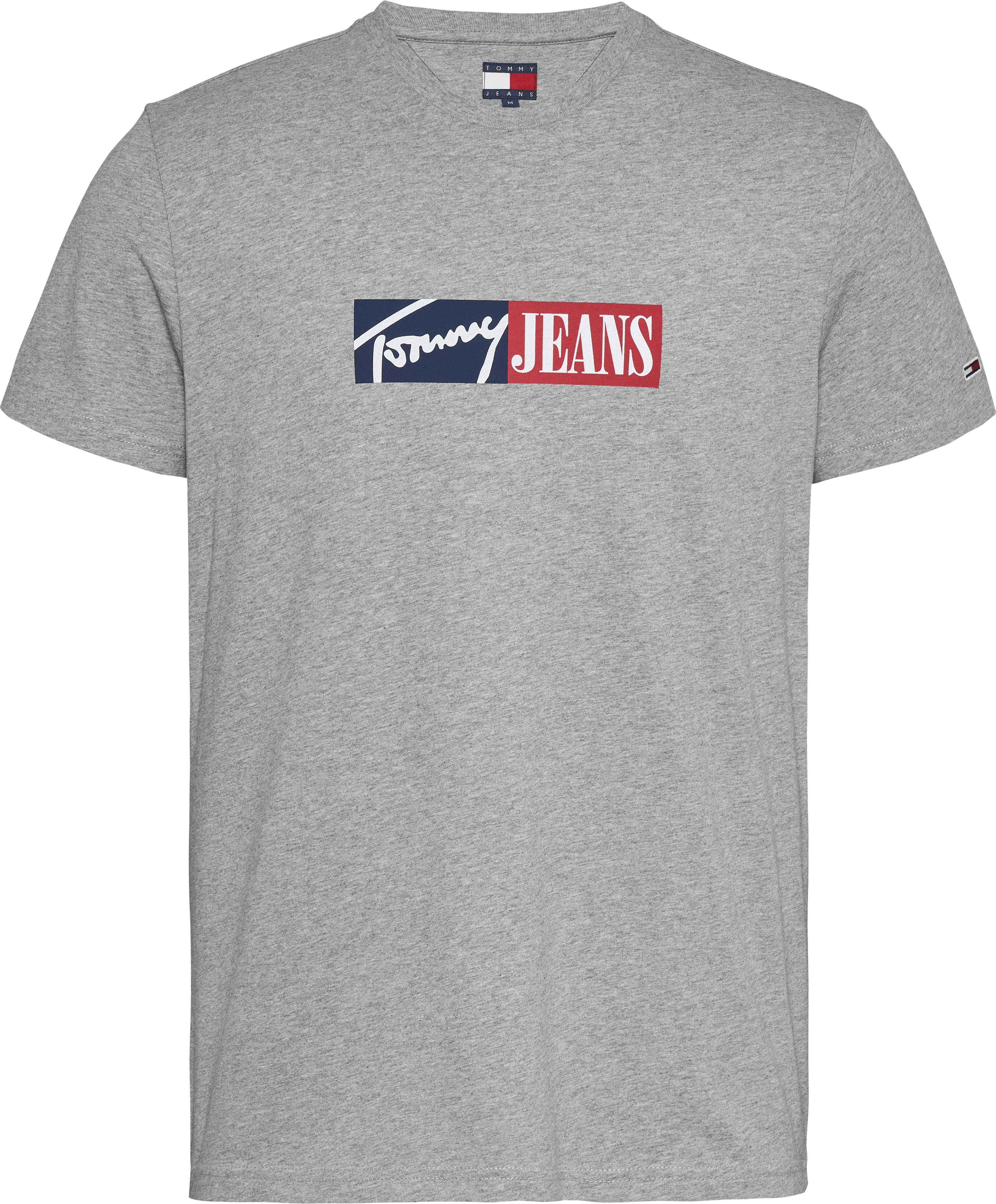 Tommy Jeans T-Shirt "TJM SLIM ENTRY GRAPHIC TEE EXT", mit Logo auf der Brus günstig online kaufen