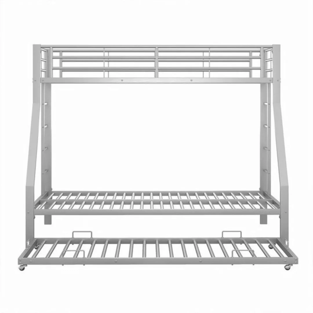 XDeer Etagenbett Etagenbett Metallbett mit ausziehbarem Bett 90(140)x200cm, günstig online kaufen