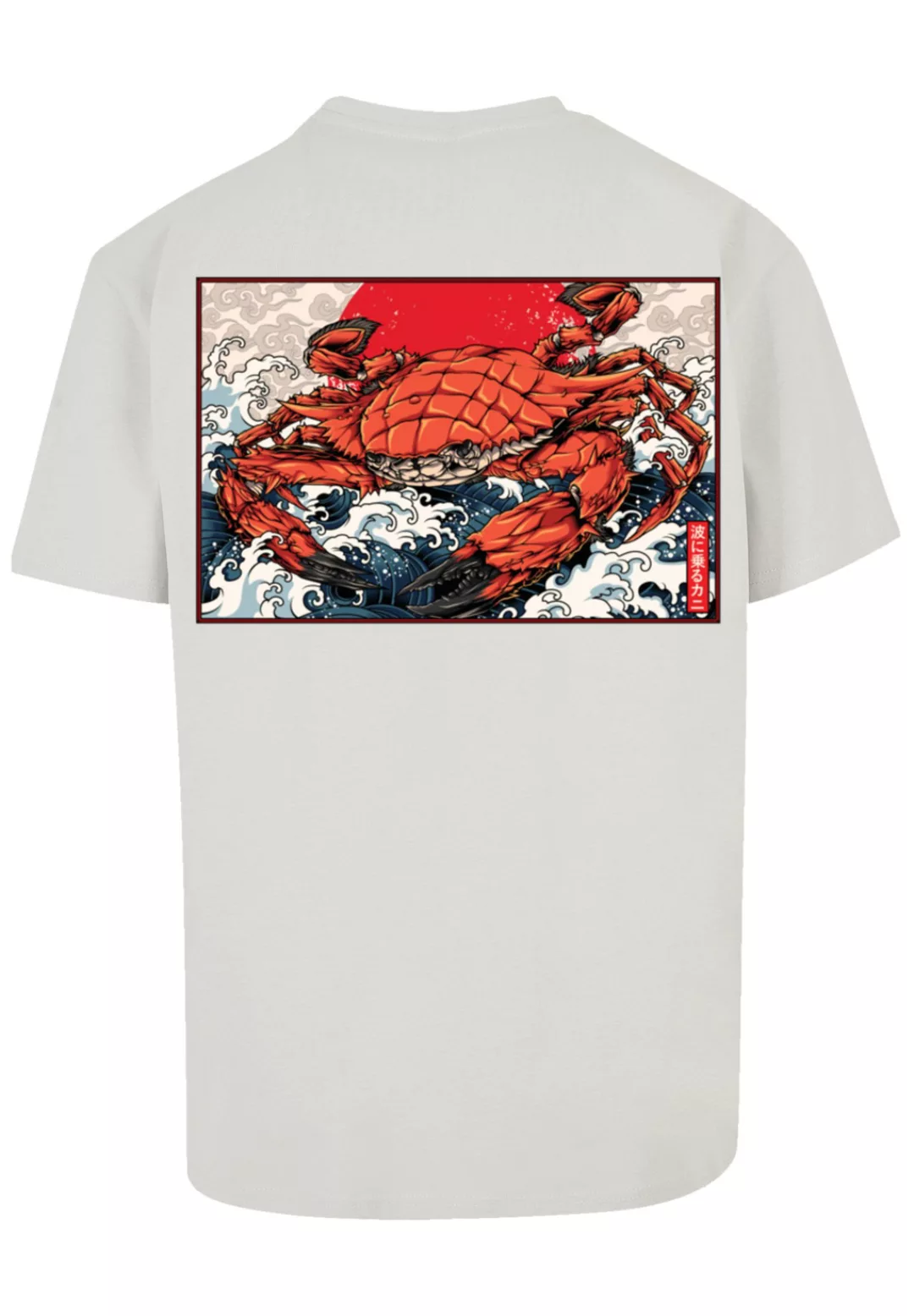 F4NT4STIC T-Shirt "Crab Kanji Japan", Print günstig online kaufen