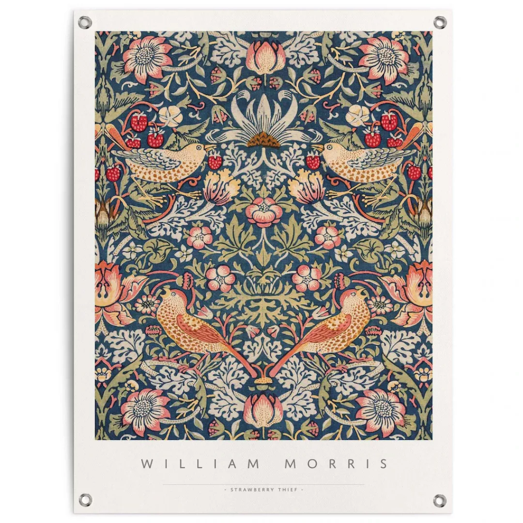 Reinders! Poster »William Morris - Erdbeerdieb«, Outdoor für Garten oder Ba günstig online kaufen
