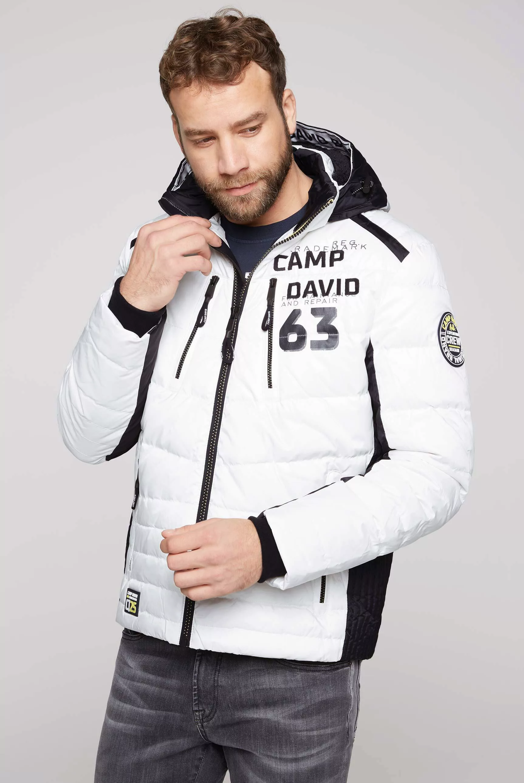 CAMP DAVID Winterjacke, mit Kapuze, mit abtrennbarer Kapuze günstig online kaufen