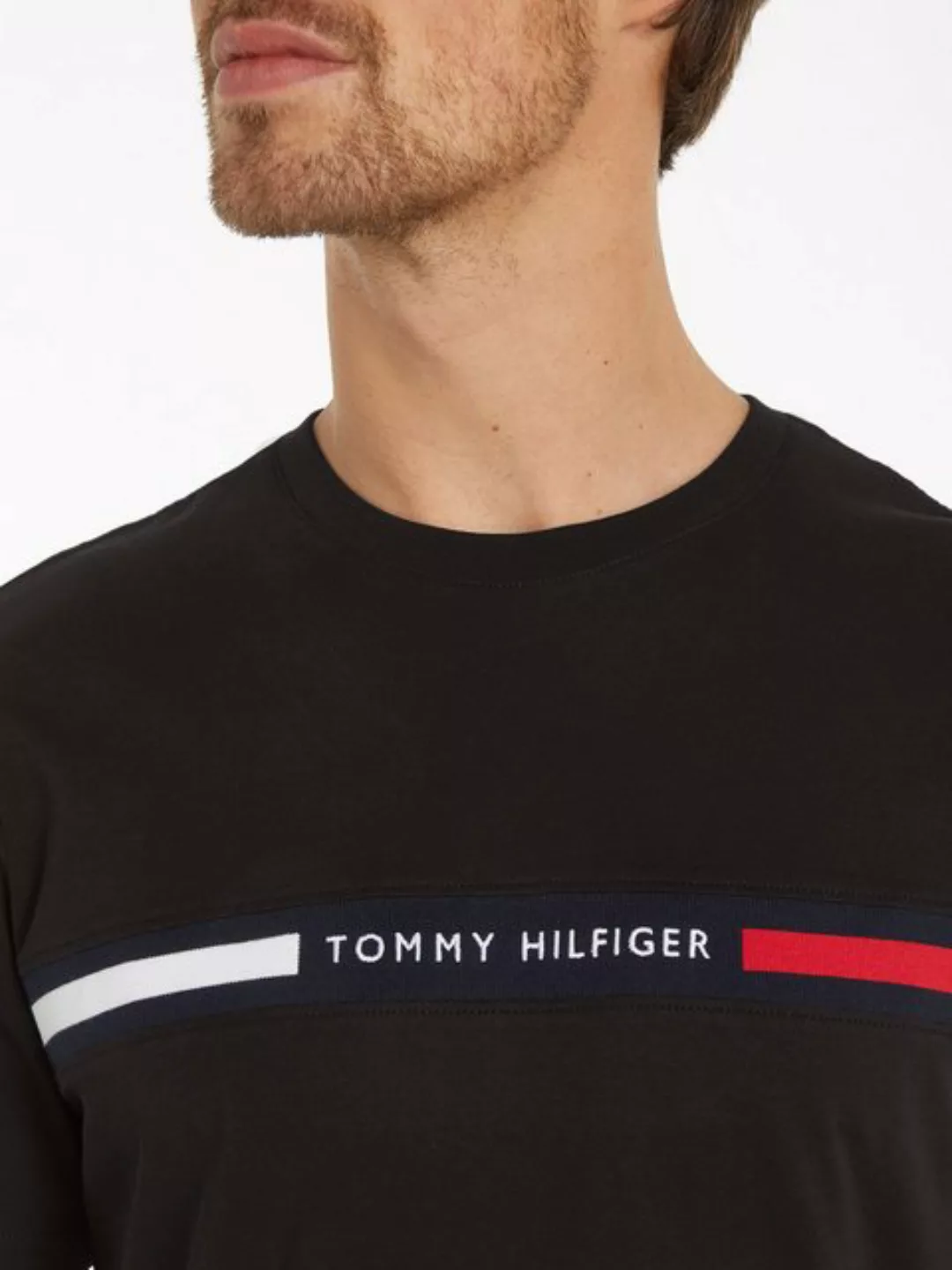 Tommy Hilfiger T-Shirt HILFIGER CHEST INSERT TEE günstig online kaufen