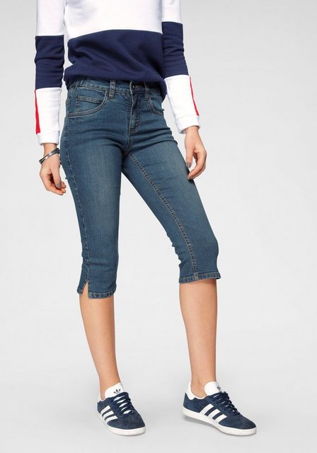 Arizona Caprijeans "Bund mit seitlichem Gummizugeinsatz", High Waist günstig online kaufen