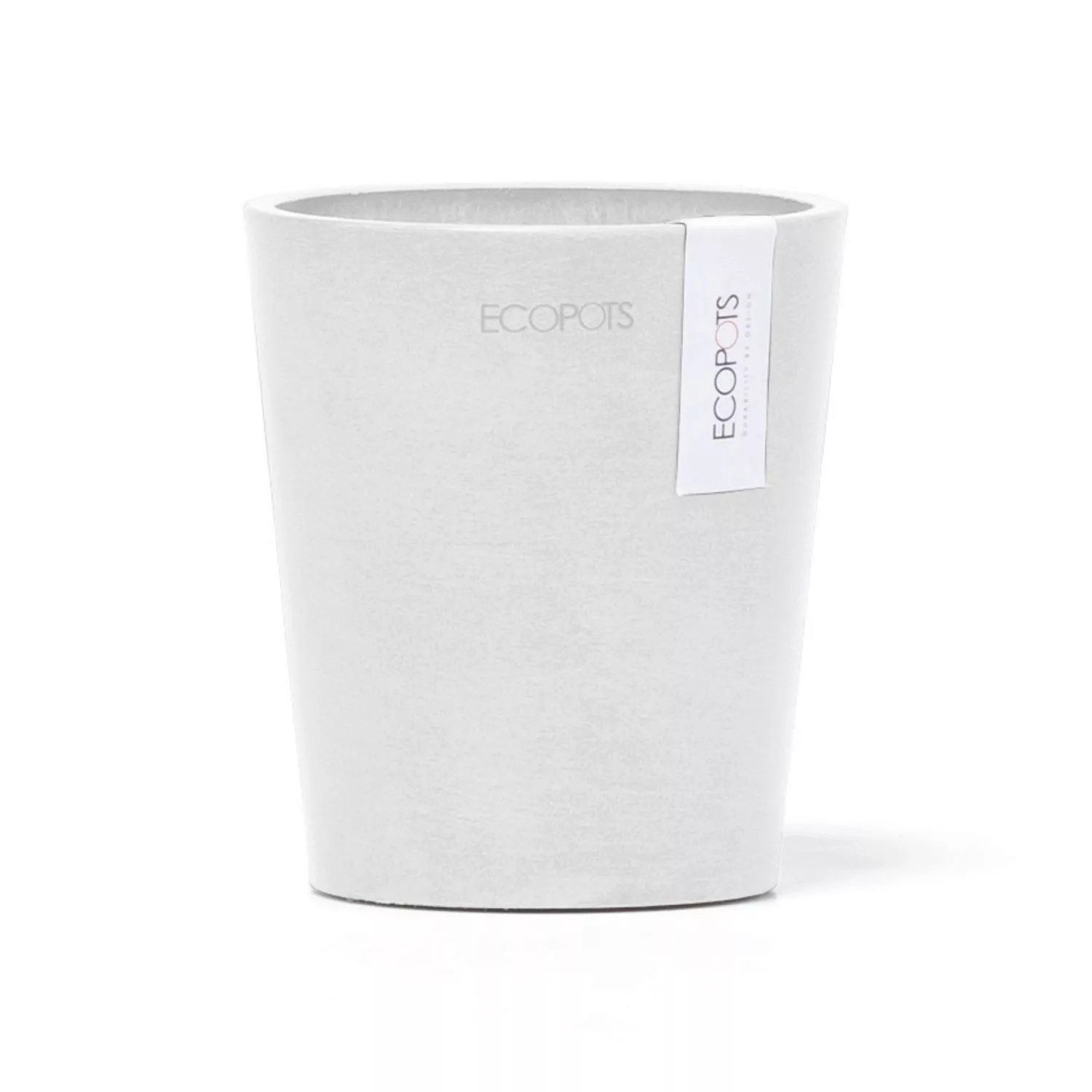 Ecopots Pflanztopf Morinda Weiß 11 cm x 12,4 cm günstig online kaufen