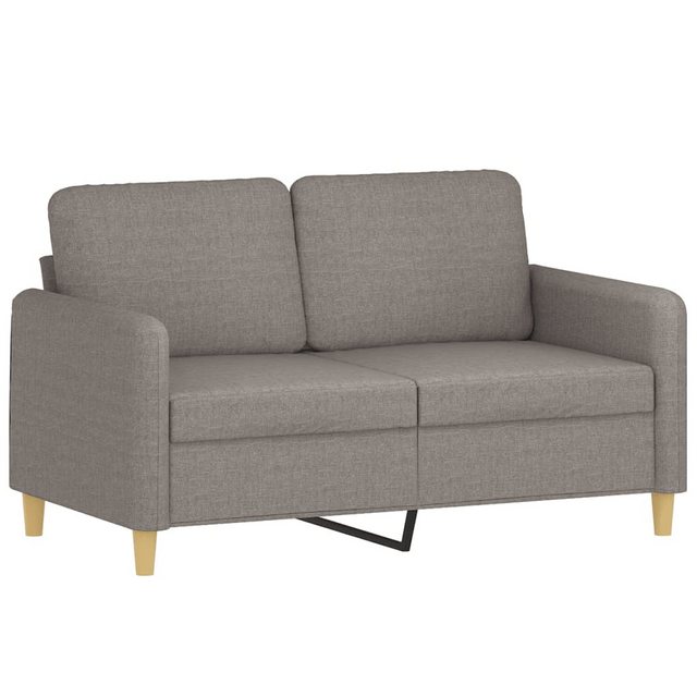 vidaXL Sofa, 2-Sitzer-Sofa Taupe 120 cm Stoff günstig online kaufen