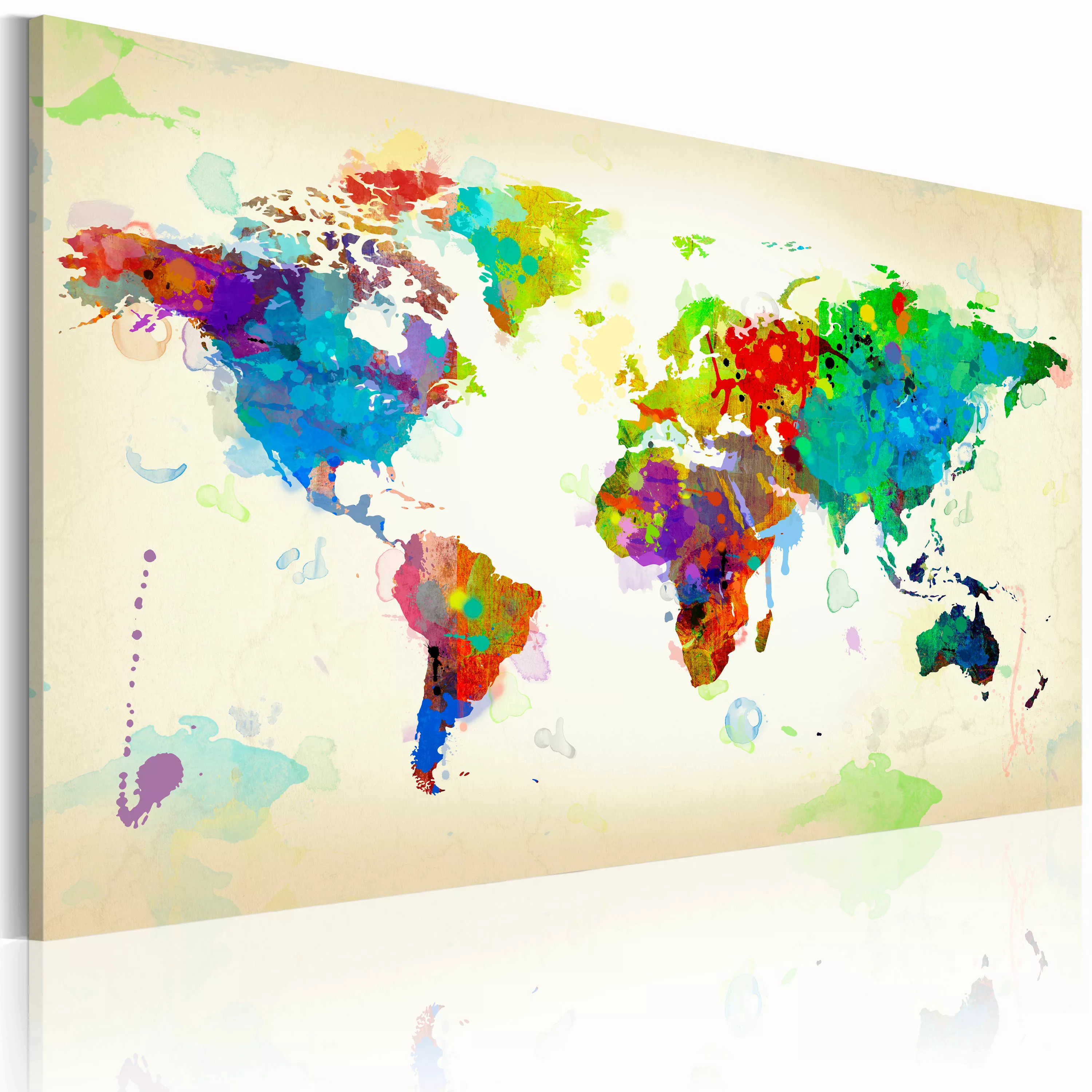 Wandbild - All Colors Of The World günstig online kaufen