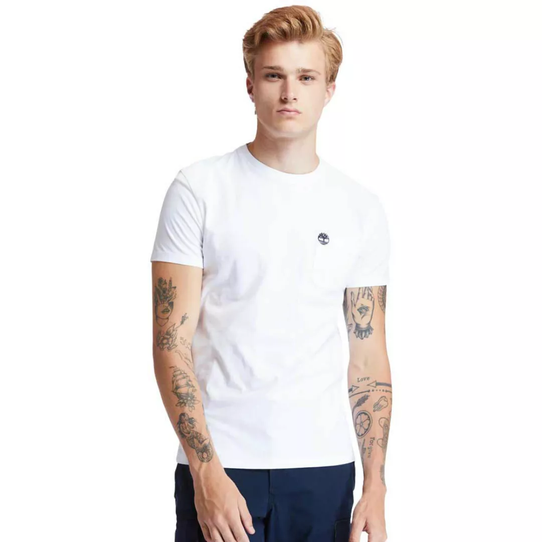 Timberland Dunstan River Pocket Slim Kurzärmeliges T-shirt XL White günstig online kaufen