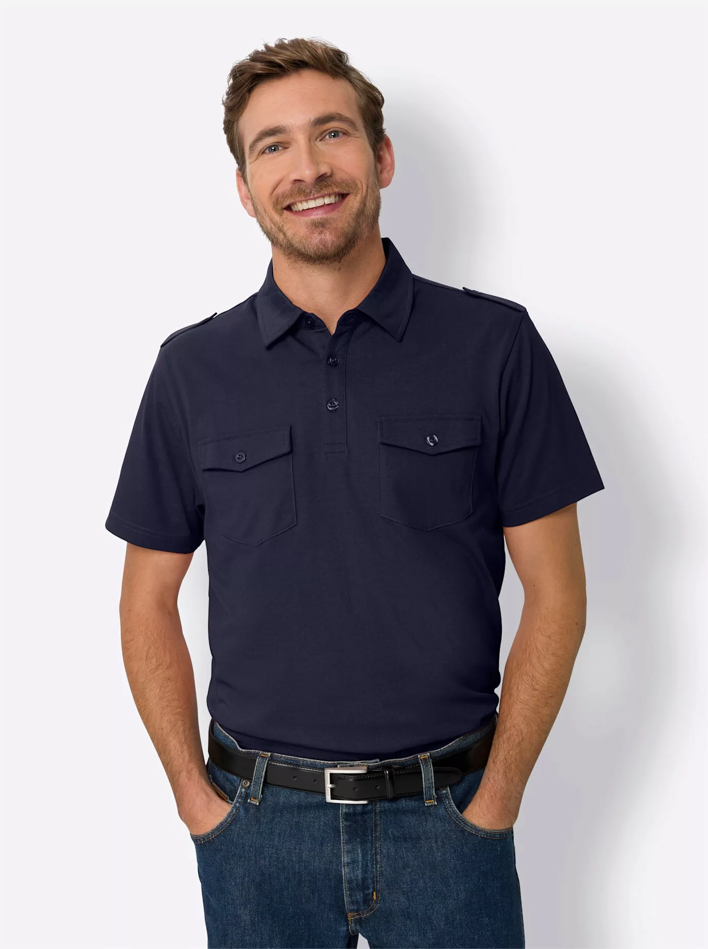 Classic Poloshirt "Kurzarm-Poloshirt" günstig online kaufen