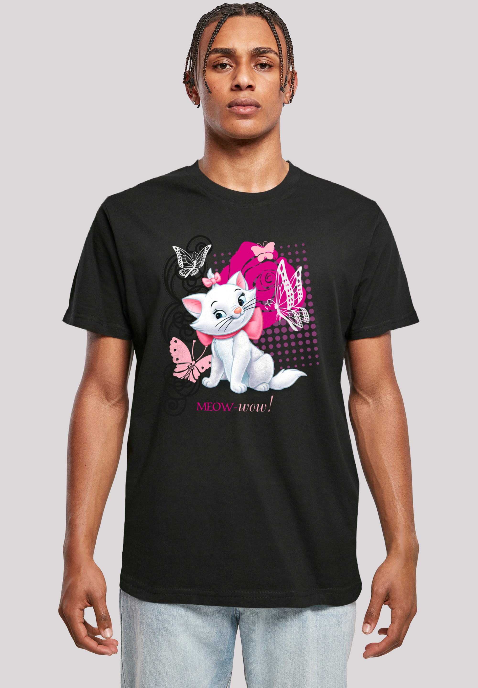 F4NT4STIC T-Shirt "Aristocats Marie Meow Schmetterling", Premium Qualität günstig online kaufen