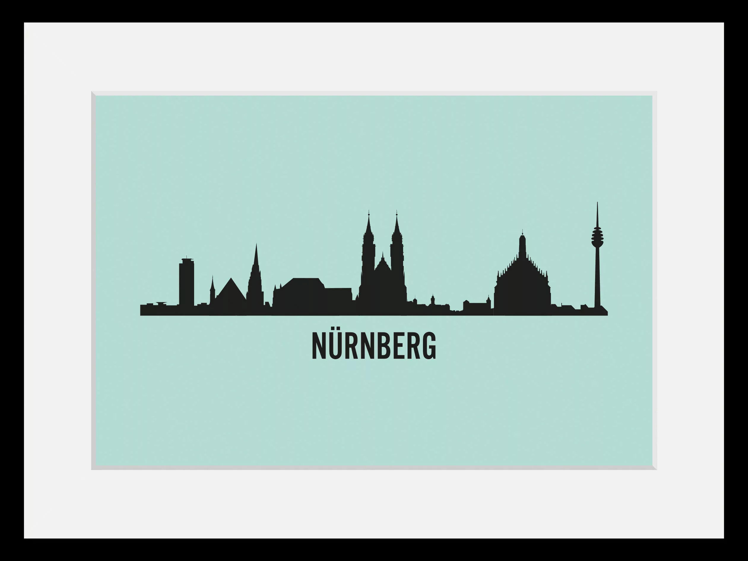 queence Bild "Nürnberg Skyline", Städte, (1 St.) günstig online kaufen