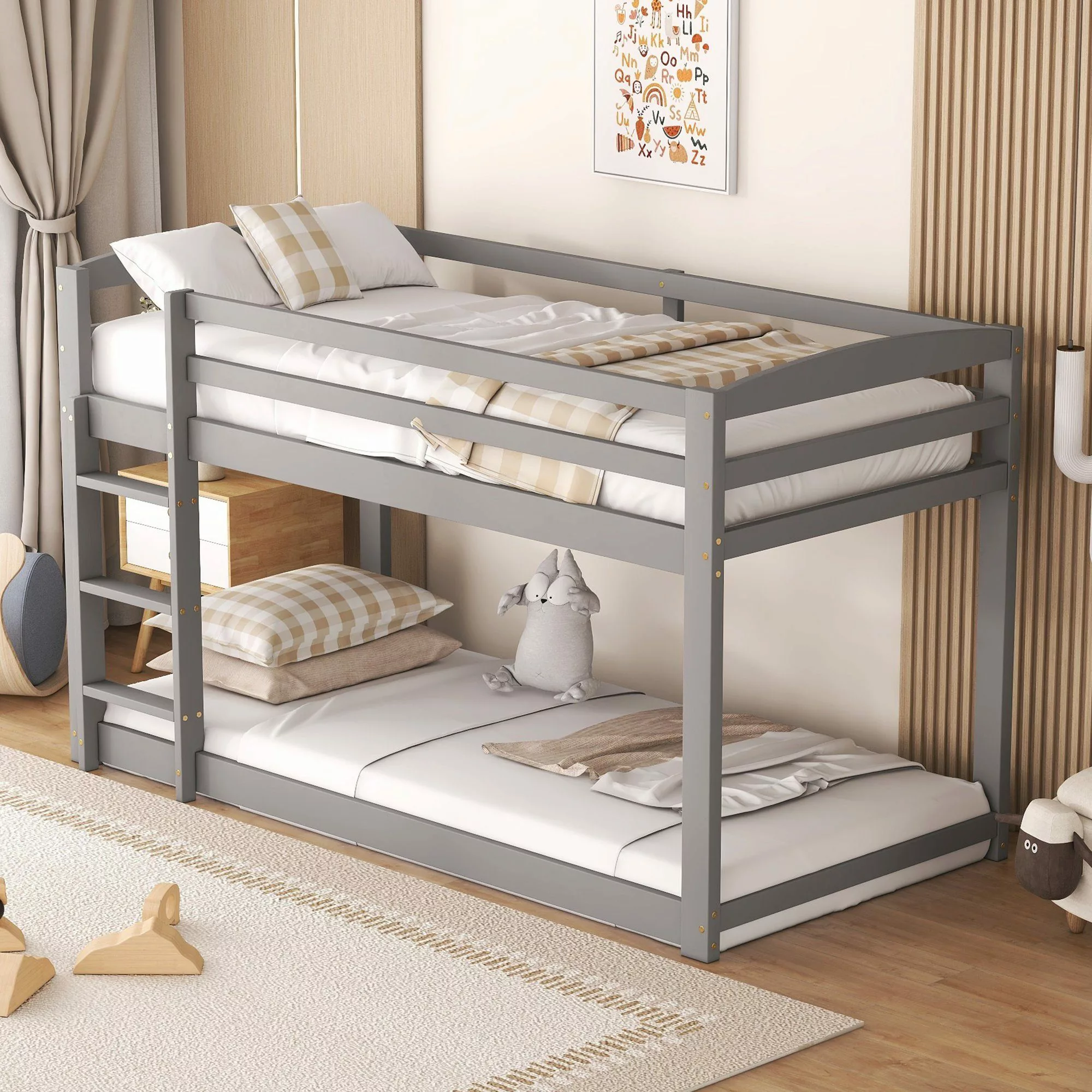Ulife Etagenbett Kinderbett Jugendbett Rahmen aus günstig online kaufen