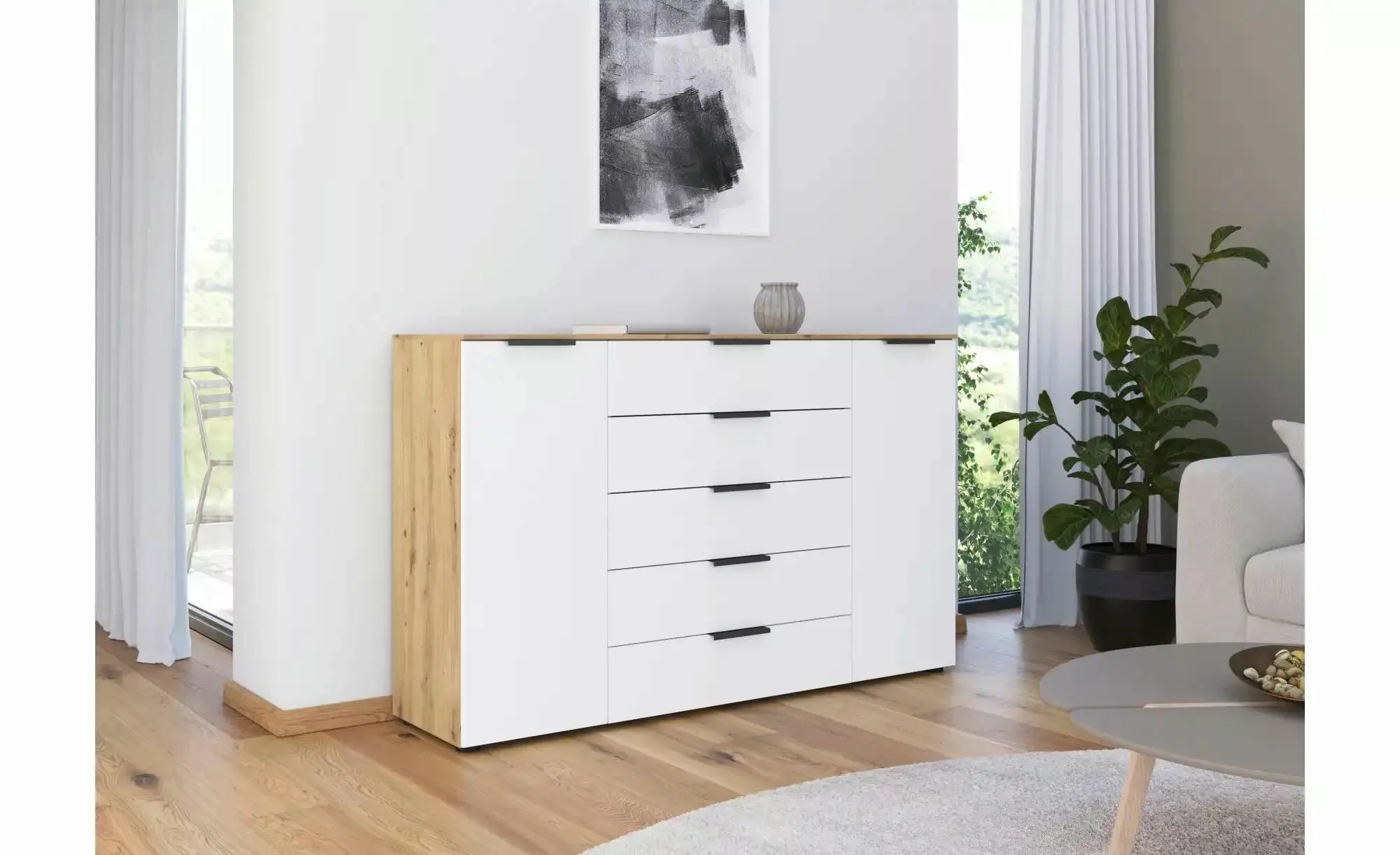 Sideboard ¦ holzfarben ¦ Maße (cm): B: 160 H: 100 Kommoden & Sideboards > S günstig online kaufen