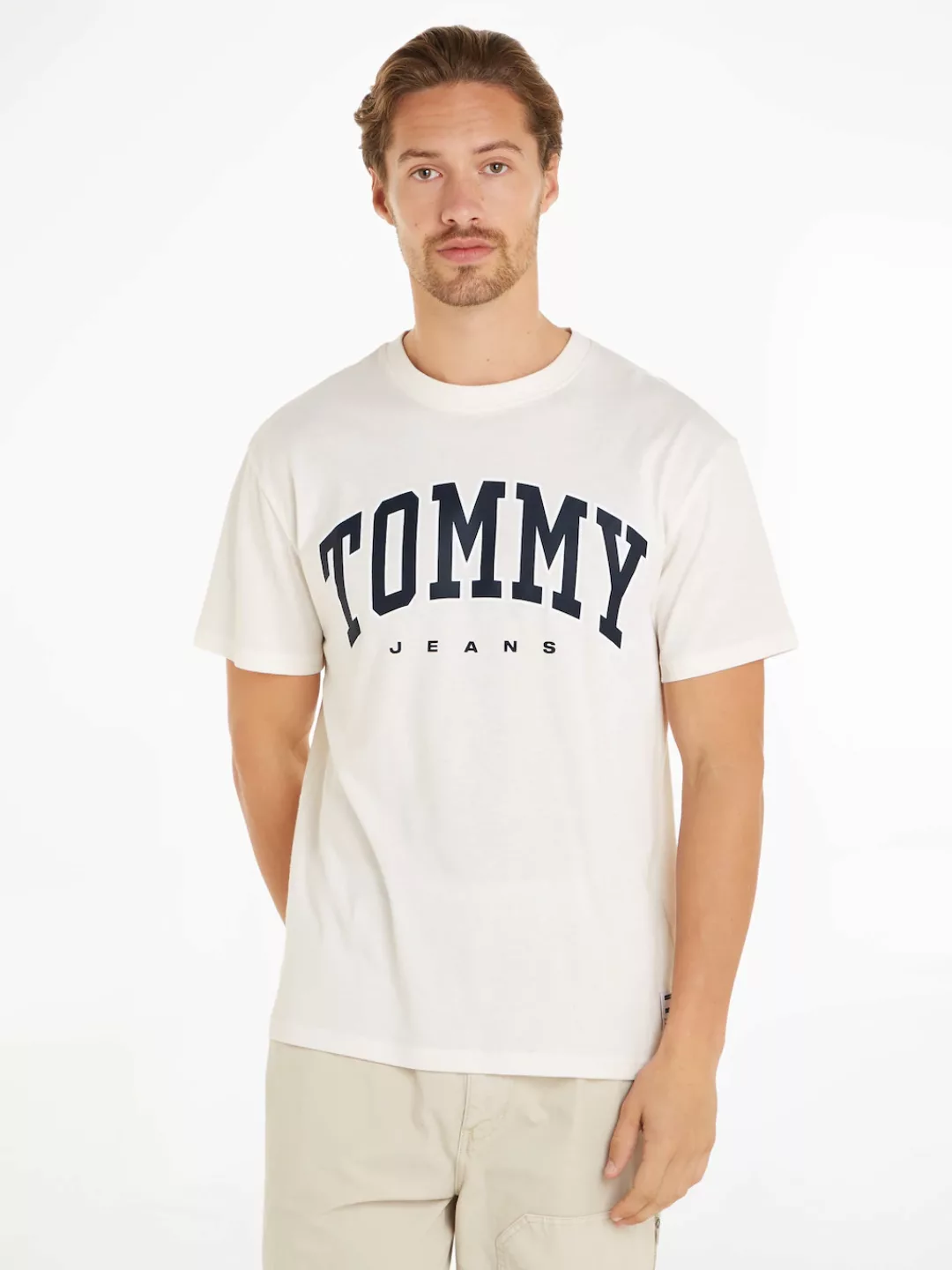 Tommy Jeans T-Shirt TJM REG ARCH VARSITY TEE EXT mit Logoprint günstig online kaufen