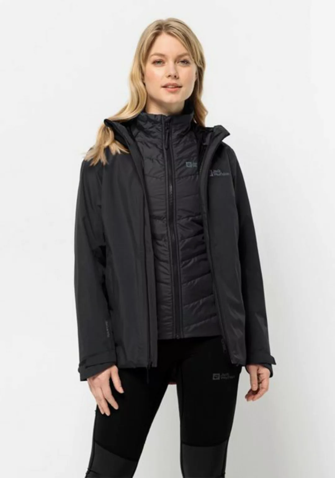 Jack Wolfskin 3-in-1-Funktionsjacke GLAABACH 3IN1 JKT W (2 teilig) günstig online kaufen