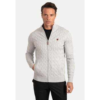 Jacey Quinn  Strickjacken Braided Full Zip Cardigan günstig online kaufen