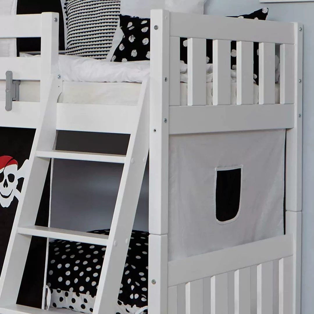 Kinderetagenbett im Piraten Design 140 cm breit günstig online kaufen