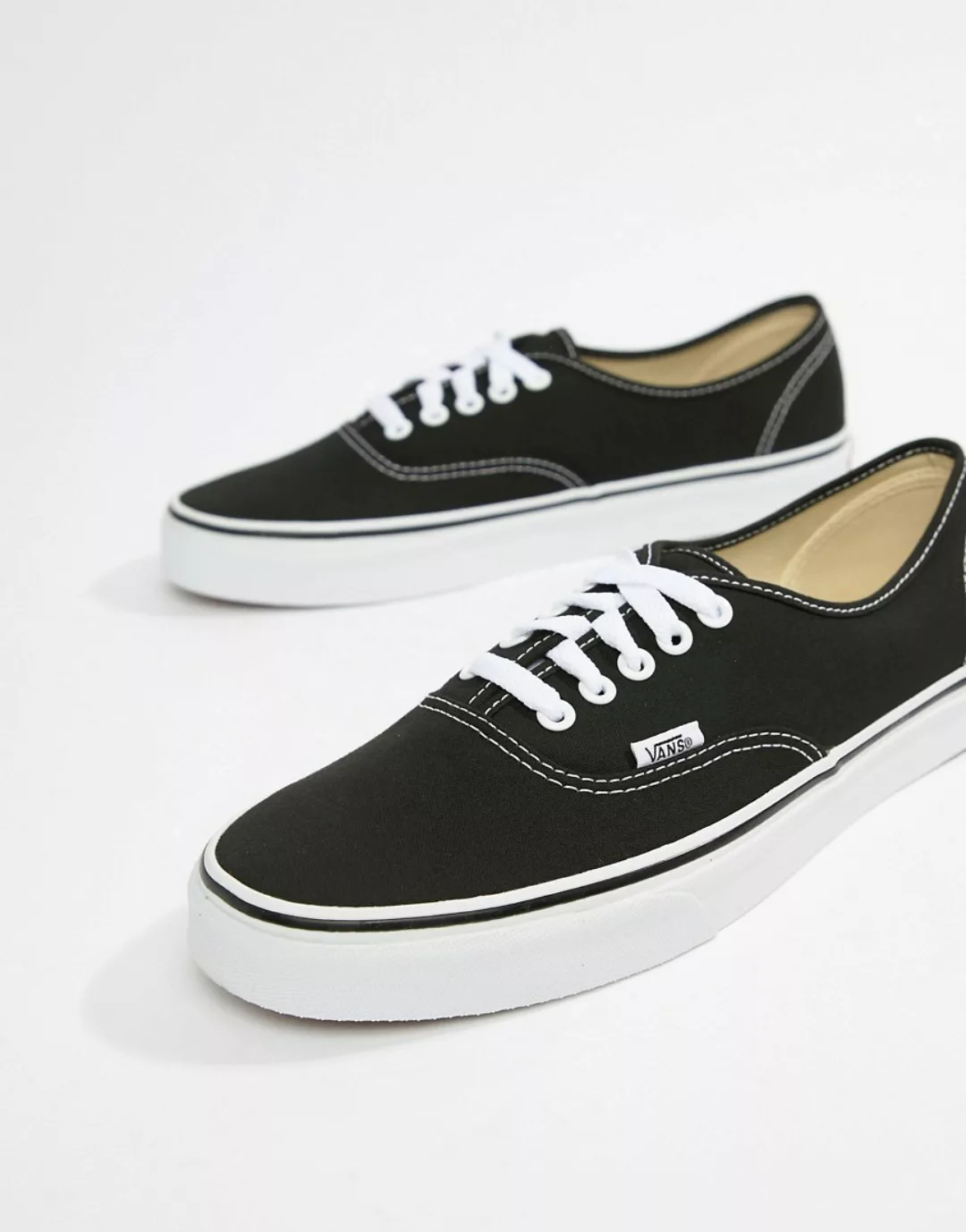 Vans Authentic – Schwarze Stoffschuhe günstig online kaufen